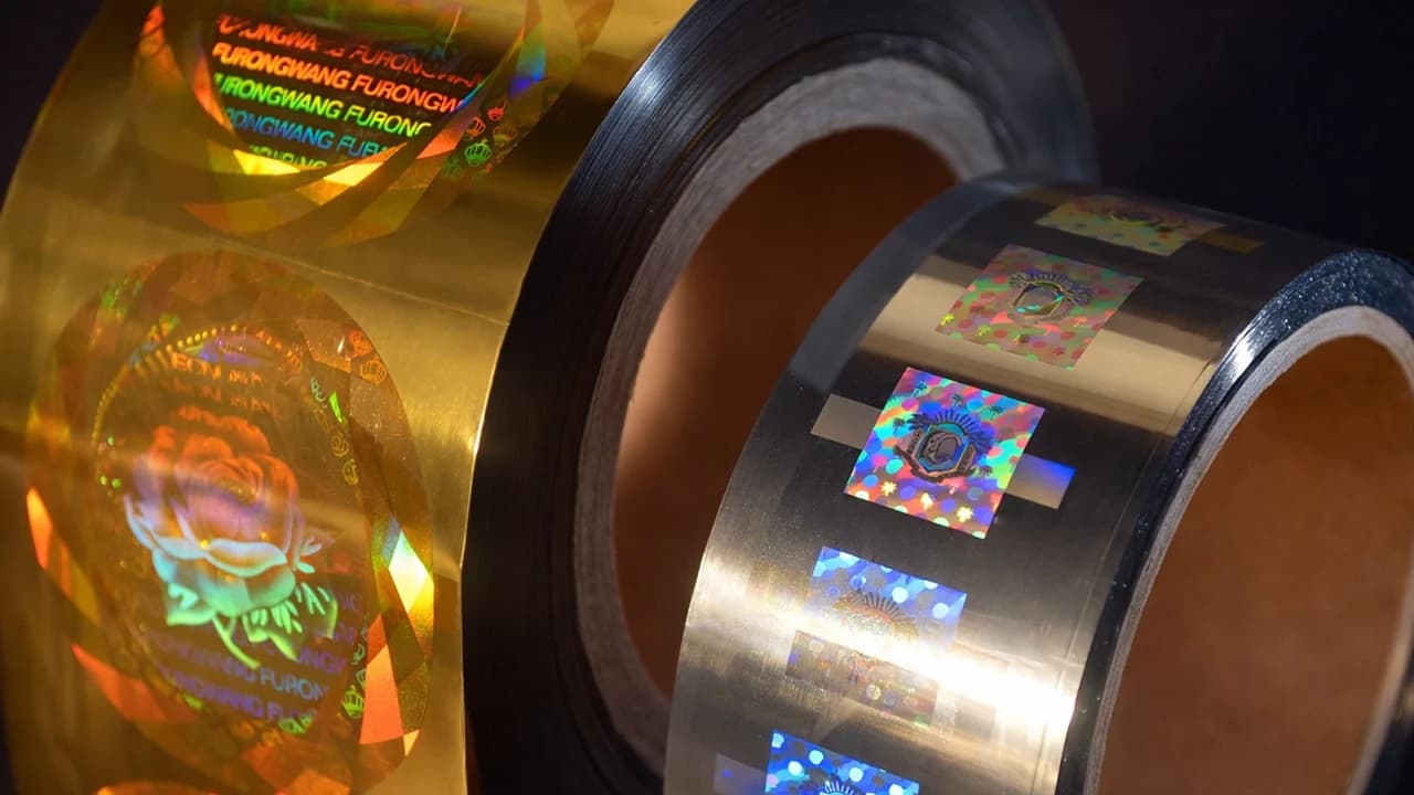 Hot Stamping Holographic Foil