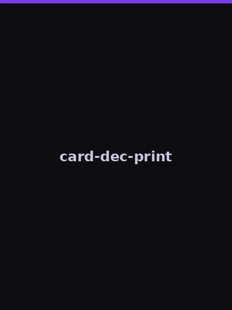 Devotional print hologram